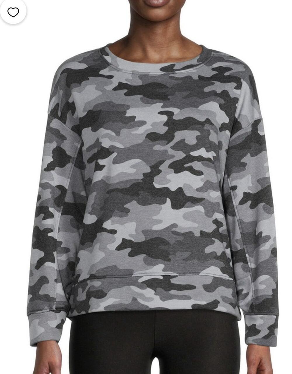 Secret treasures Sweatshirt Gray Camp Women’s Medium